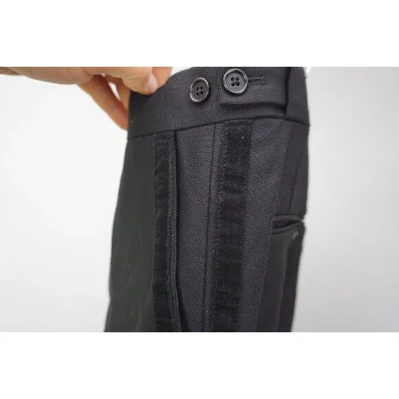 John Varvatos Black Tuxedo Striped Woven Mens Pants Sz 48 Brand New
